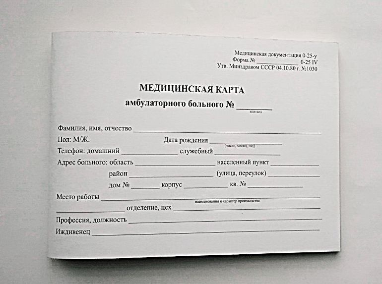 Мед карта